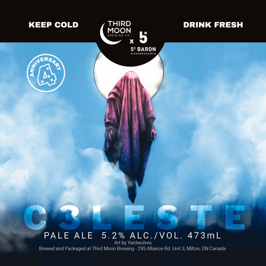 Hazy Pale Ale - 4-pk of "C3leste" tall cans