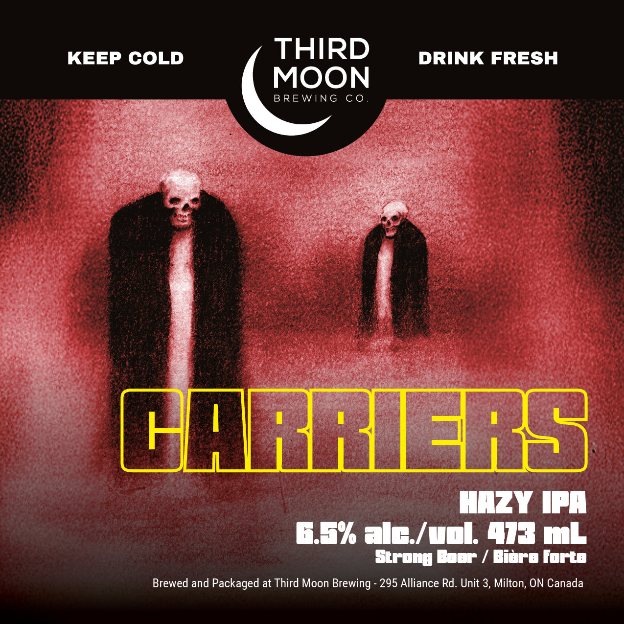 Hazy IPA - 4-pk of "CARRIERS" 473mL cans