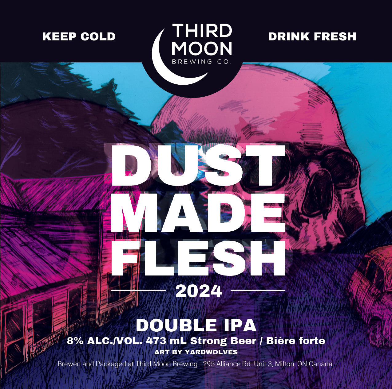 Hazy DIPA - 4-pk of "Dust Made Flesh" tall cans