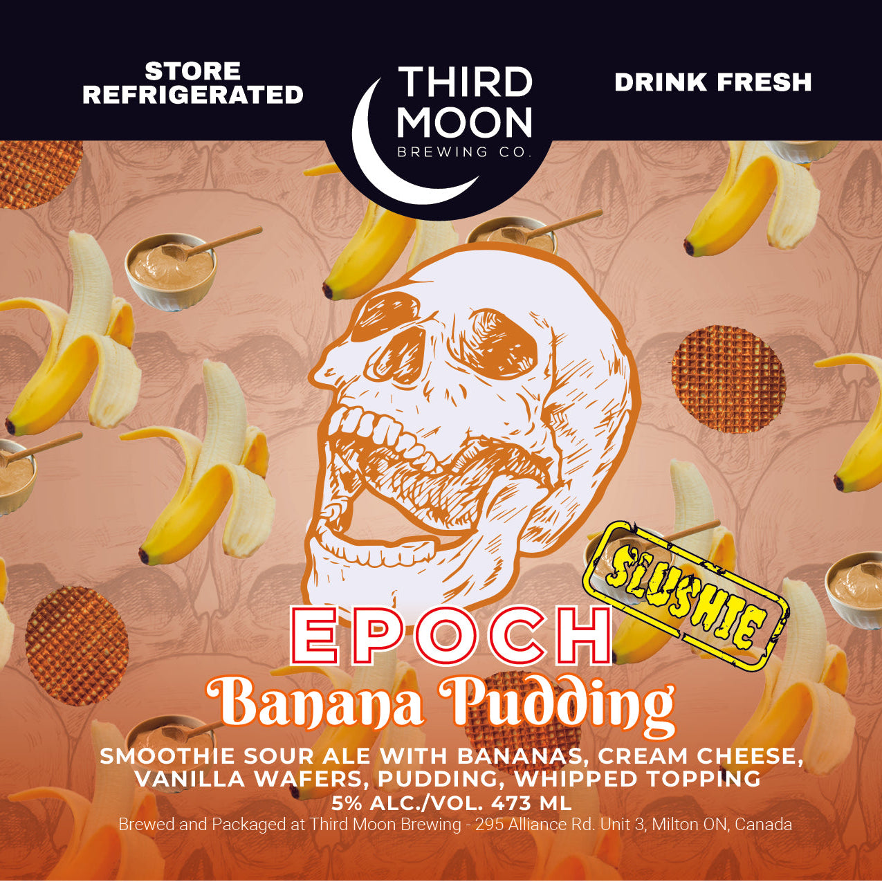 Fruited Smoothie Sour - "Epoch (Banana Pudding)" 473mL can