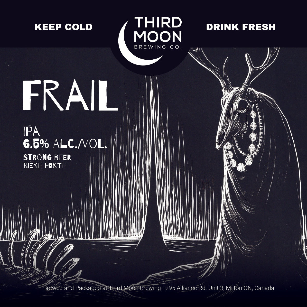 Hazy IPA - 4-pk of "Frail" 473mL cans