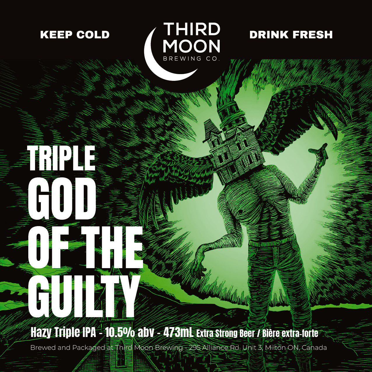 Triple IPA - 4-pk of "Triple God Of The Guilty" 473mL cans