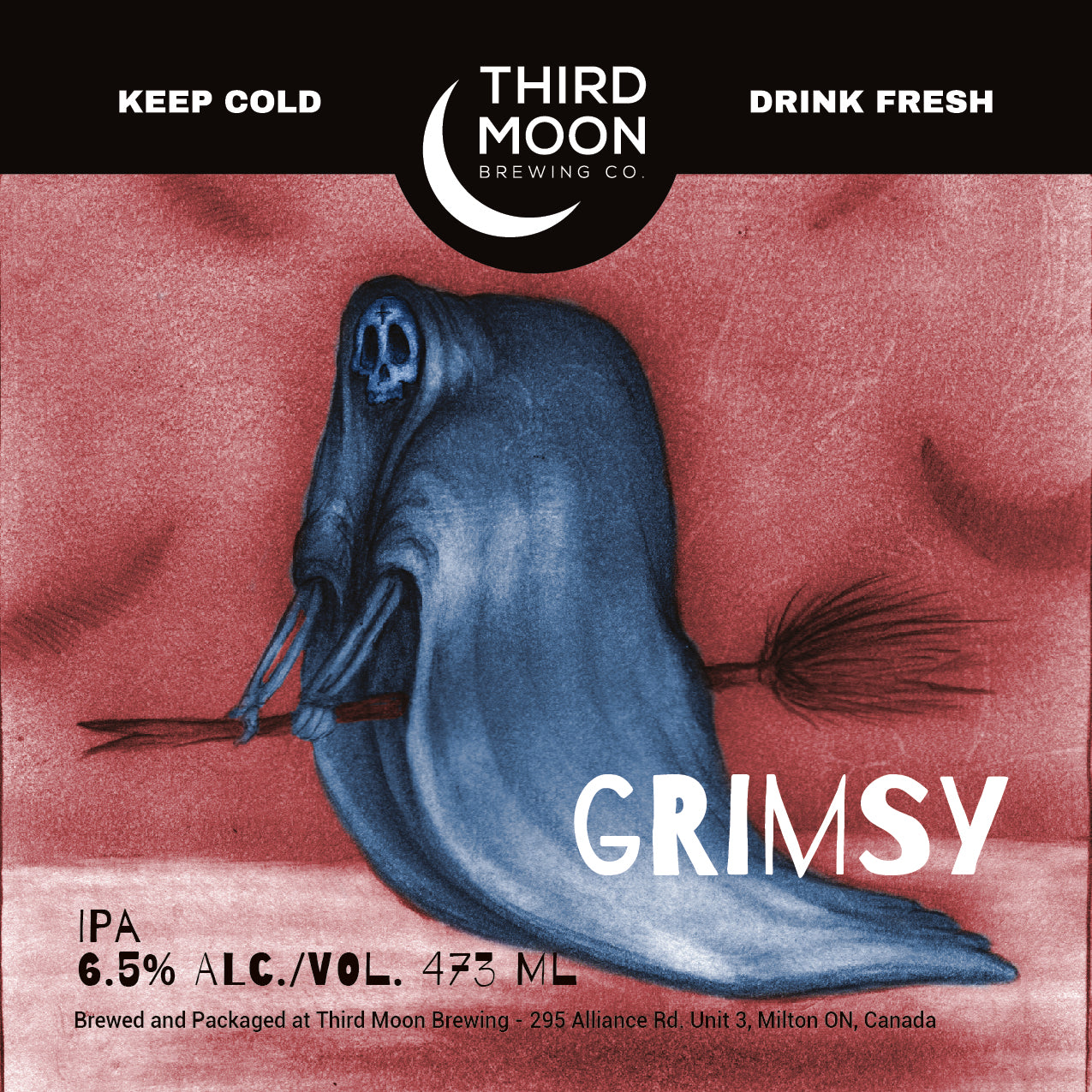 Hazy IPA - 4-pk of "Grimsy" tall cans