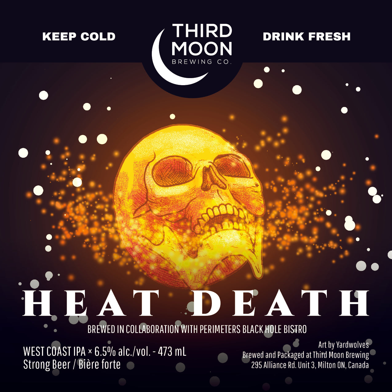 West Coast IPA - 4-pk of "Heat Death" 473mL cans