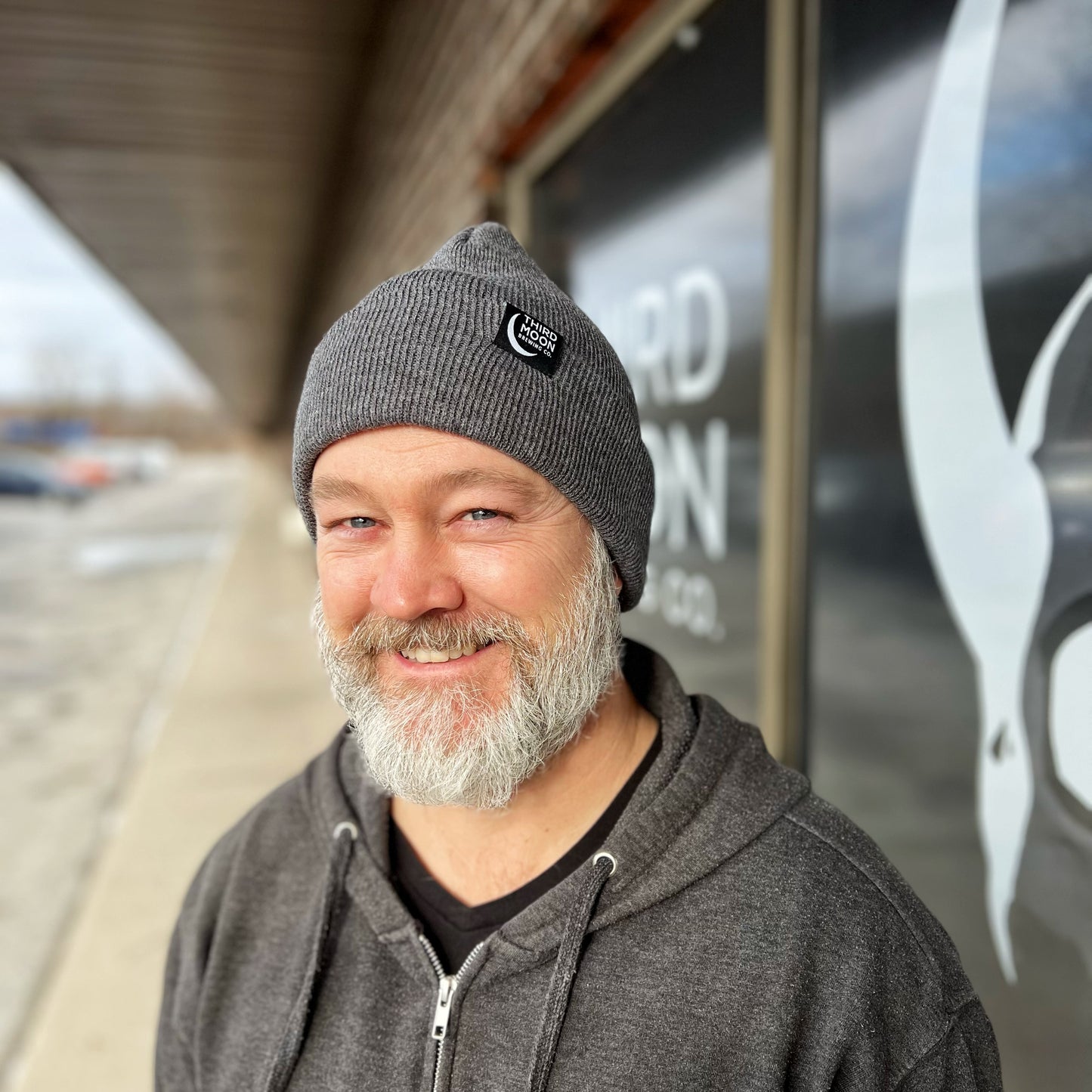 Midweight Rouster Knit Hat (Crescent moon logo)