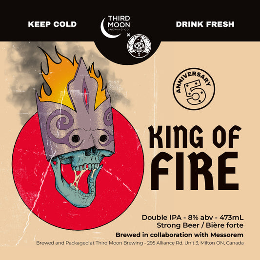 Hazy DIPA - 4-pk of "King Of Fire" 473mL cans