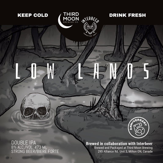 Hazy DIPA - 4-pk of "Low Lands" 473mL cans