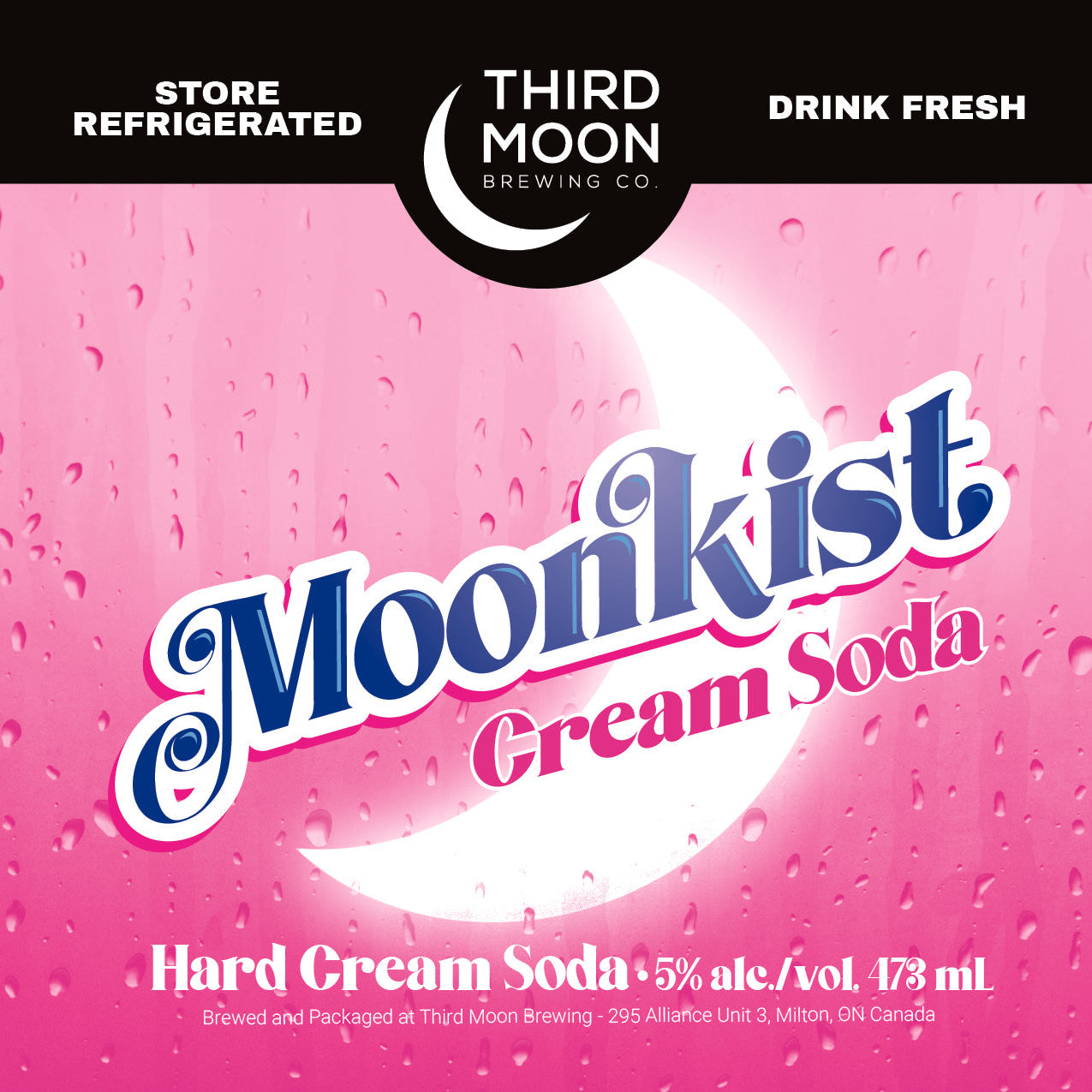 Hard Soda Ale - "Moonkist (Cream Soda)" - 473mL can