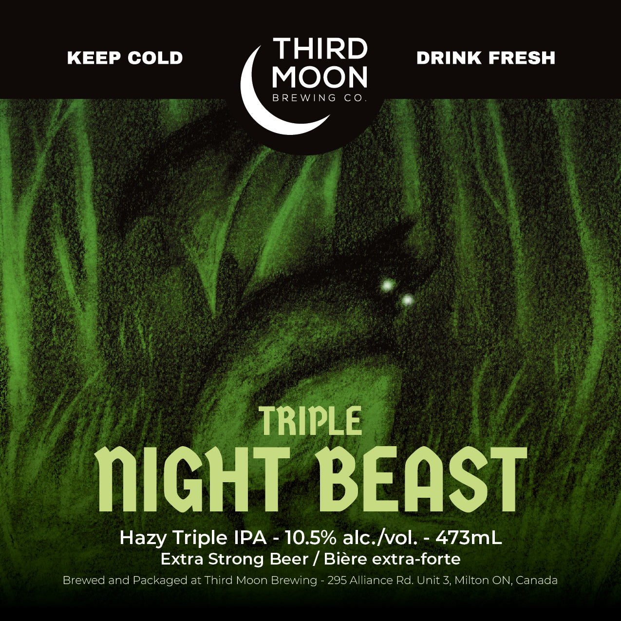 Triple IPA - 4-pk of "Triple Night Beast" 473mL cans