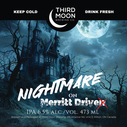 Hazy IPA - 4-pk of "Nightmare on Merritt Drive" tall cans