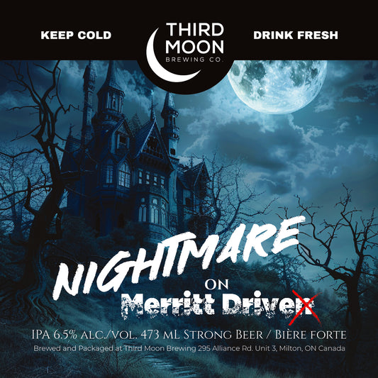 Hazy IPA - 4-pk of "Nightmare on Merritt Drive" 473mL cans