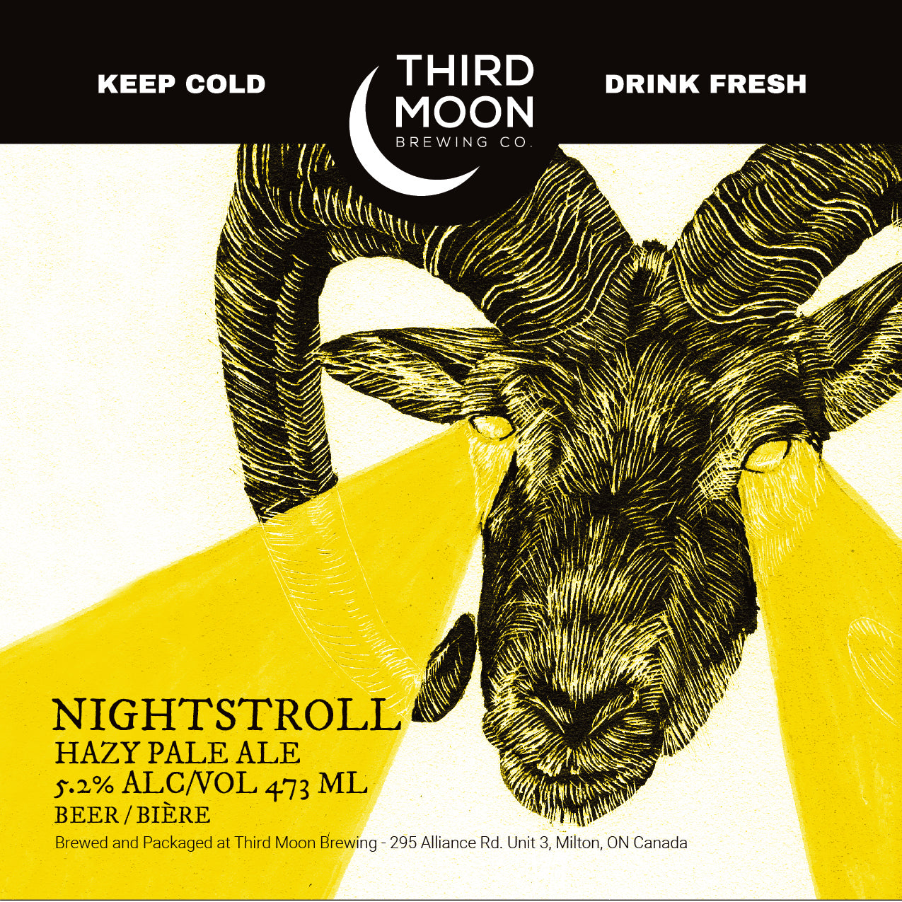 Hazy Pale Ale - 4-pk of "Nightstroll" 473mL cans
