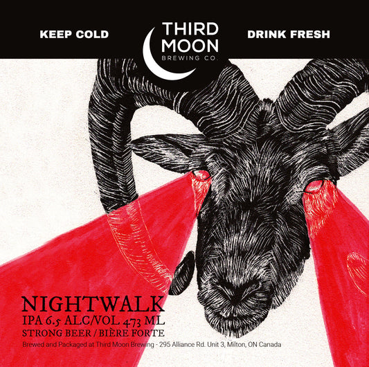 Hazy IPA - 4-pk of "Nightwalk" 473mL cans