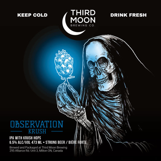 Hazy IPA - 4-pk of "Observation (Krush)" tall cans