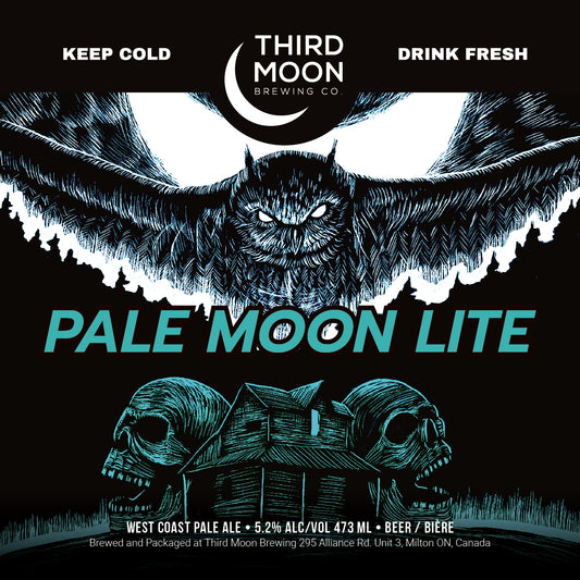 West Coast Pale Ale - 4-pk of "Pale Moon Lite" 473mL cans