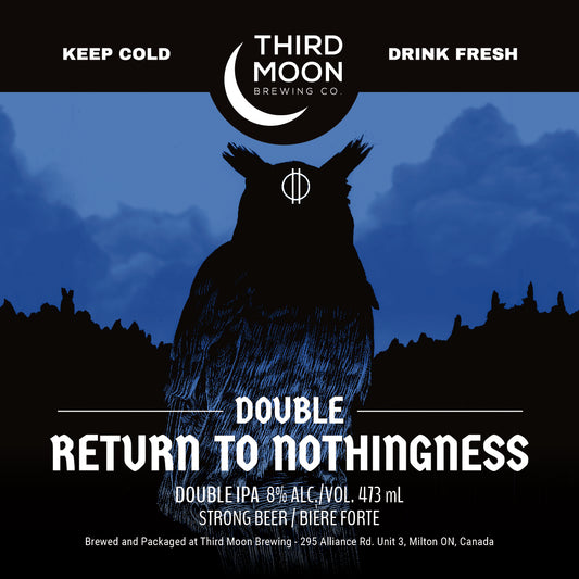 Hazy DIPA - 4-pk of "Double Return To Nothingness" tall cans