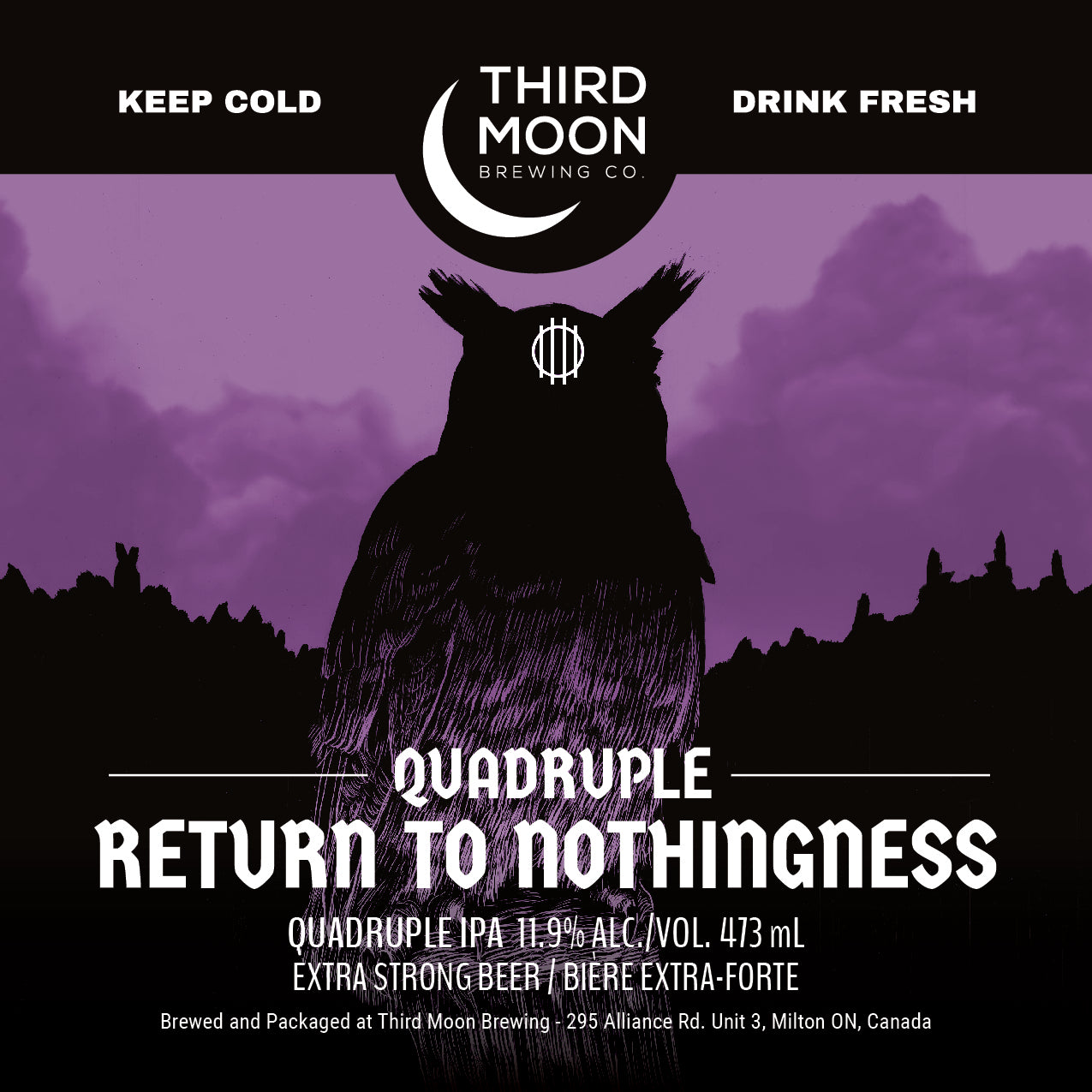 Quad IPA - 4-pk of "Quadruple Return To Nothingness" 473mL cans