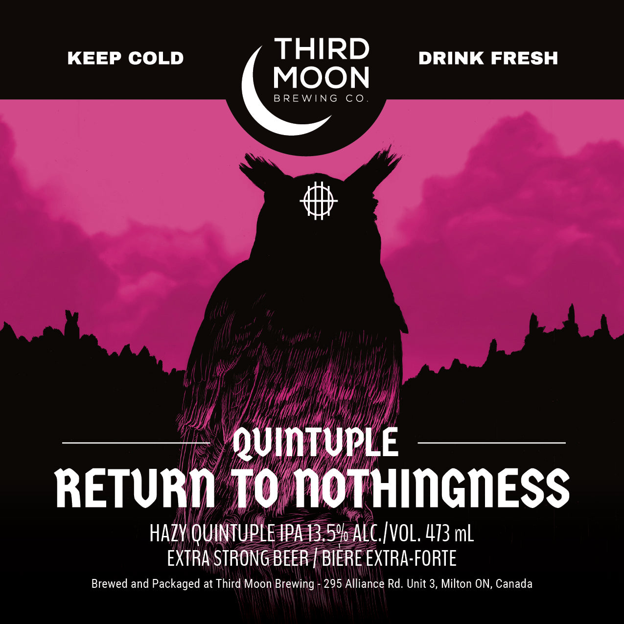 Quintuple IPA - 4-pk of "Quintuple Return To Nothingness" 473mL cans