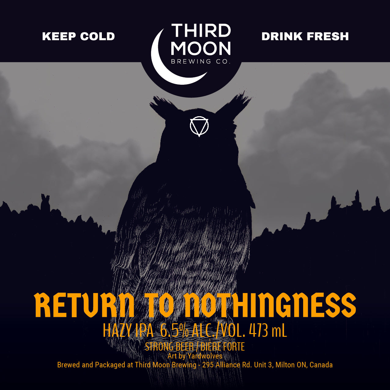 Hazy IPA - 4-pk of "Return To Nothingness" 473mL cans
