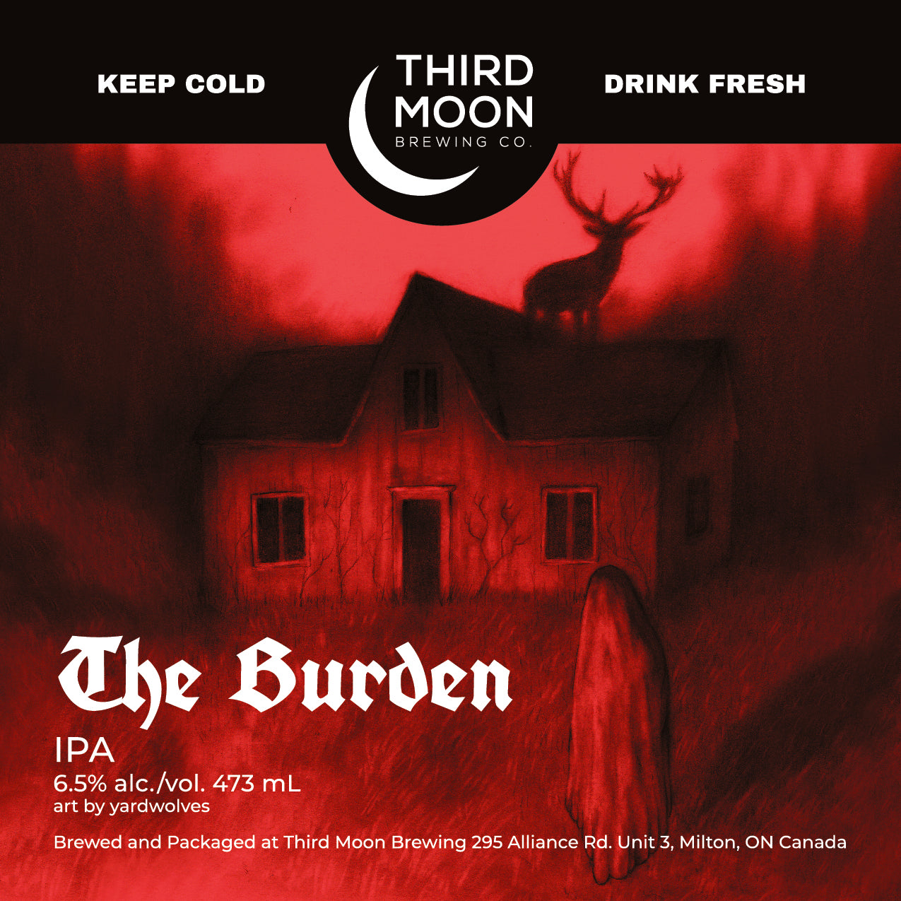 Hazy IPA - 4-pk of "The Burden" tall cans