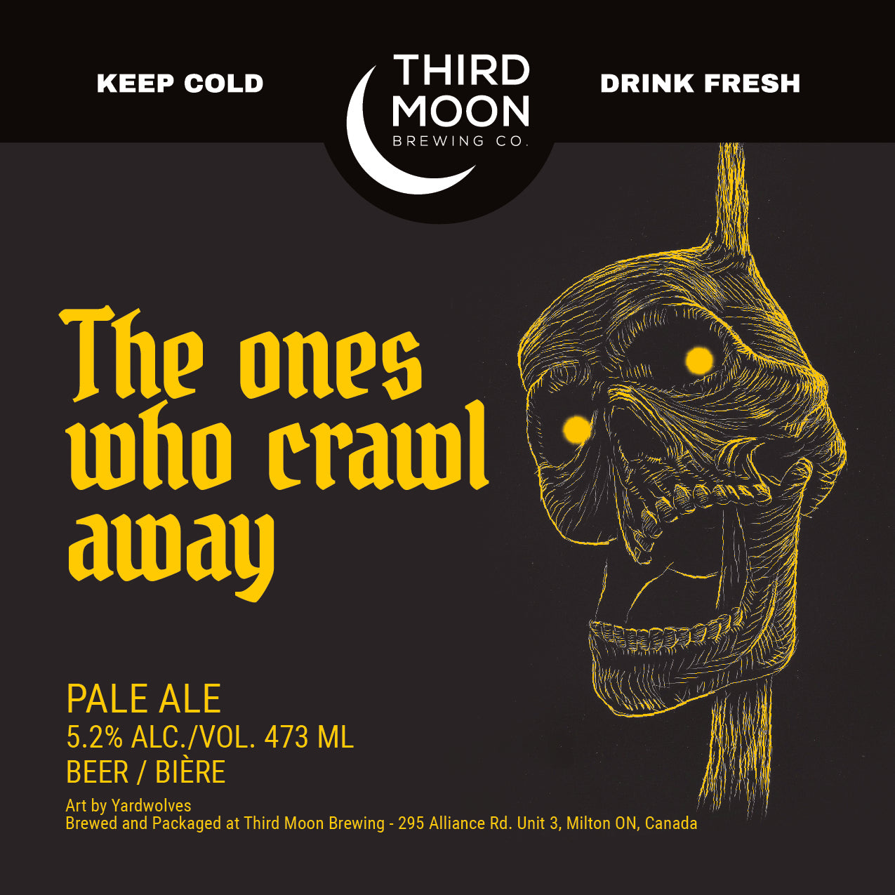 Hazy Pale Ale - 4-pk of "The Ones Who Crawl Away" 473mL cans