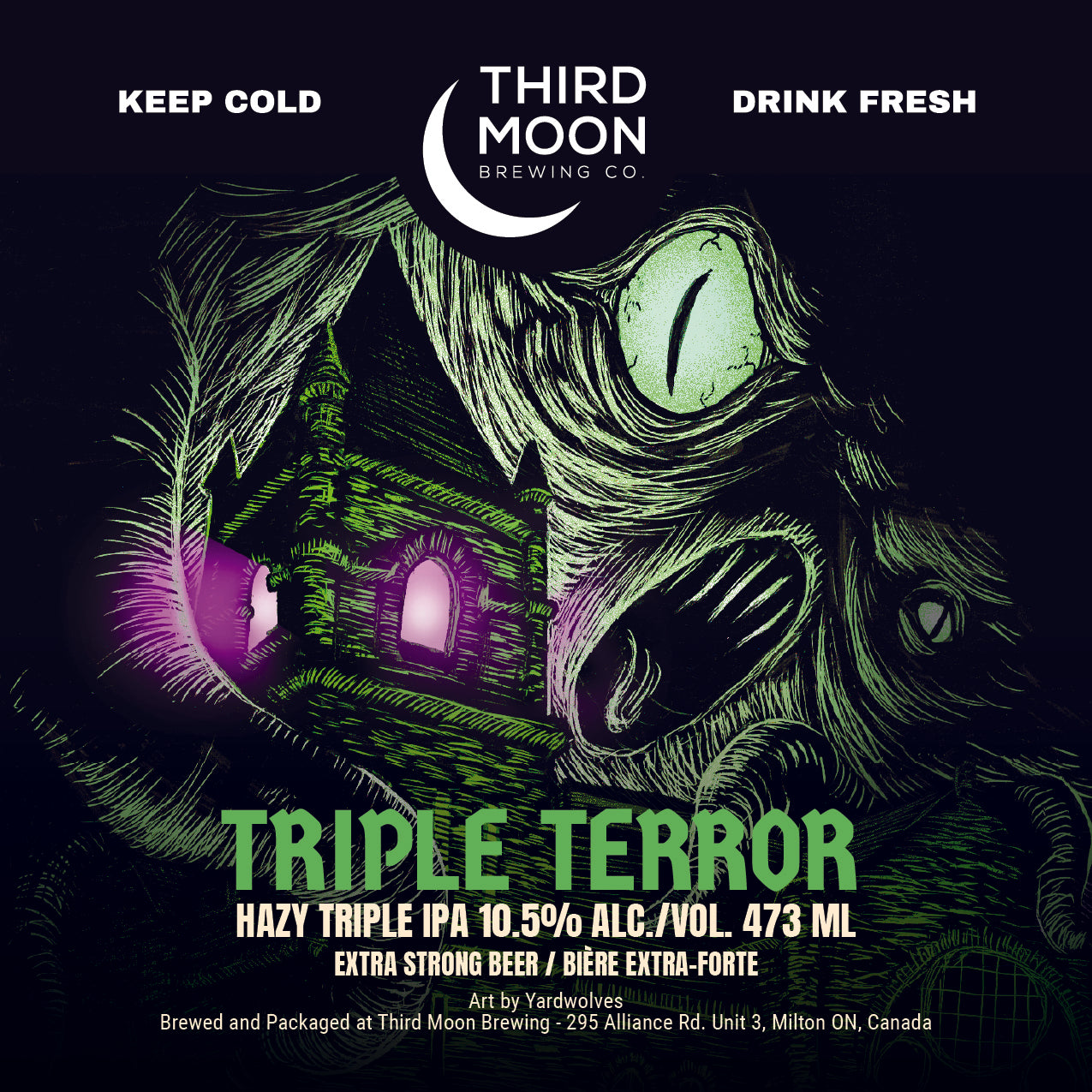 Triple IPA - 4-pk of "Triple Terror" 473mL cans