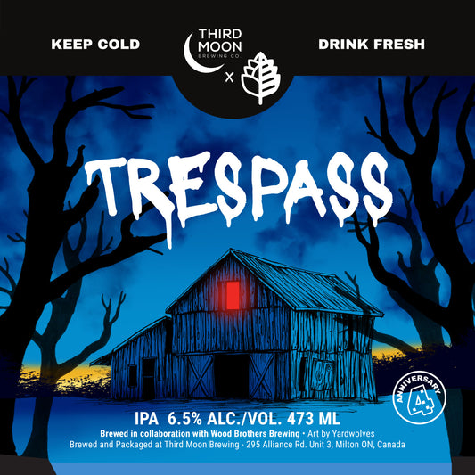 Hazy IPA - 4-pk of "Trespass" tall cans