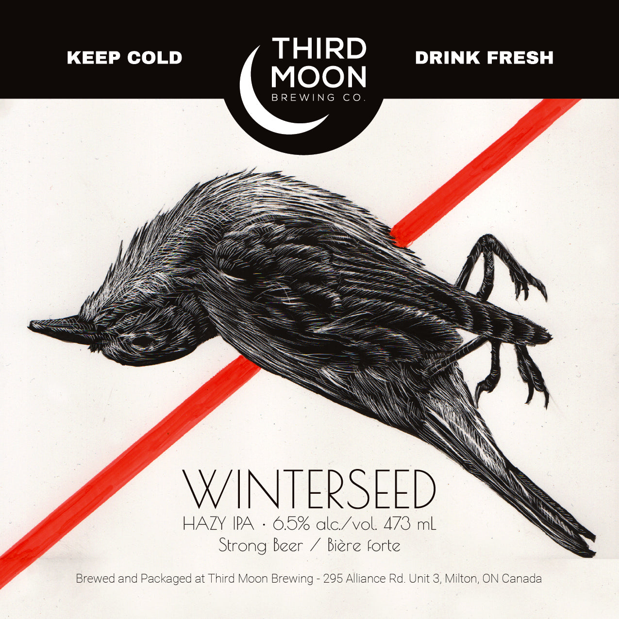 Hazy IPA - 4-pk of "Winterseed" 473mL cans