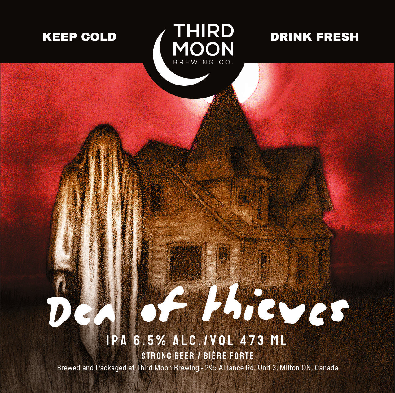 Hazy IPA - 4-pk of "Den Of Thieves" 473mL cans