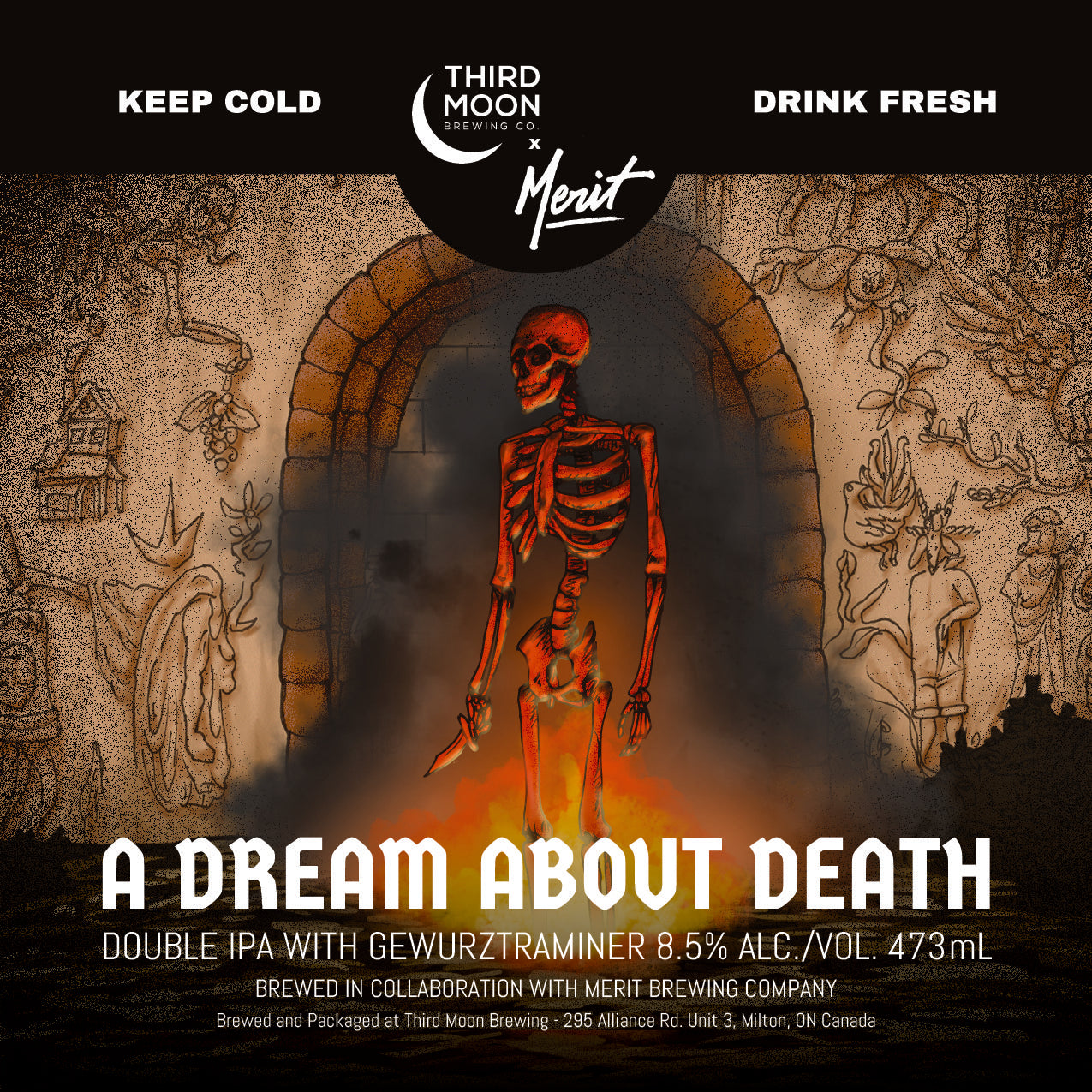 Double IPA - 4-pk of "A Dream About Death" tall cans