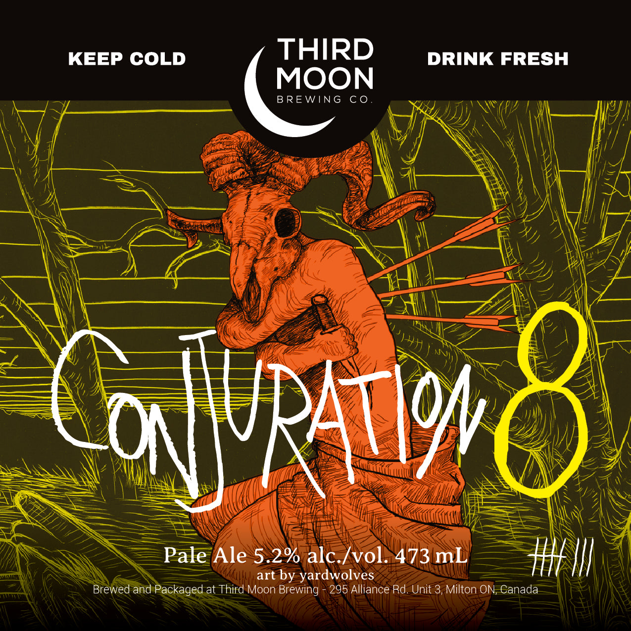 Pale Ale - 4-pk of "Conjuration 8" tall cans