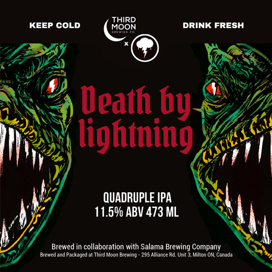Quadruple IPA - "Death By Lightning" single tall can