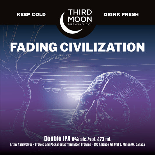 Hazy DIPA - 4-pk of "Fading Civilization" tall cans