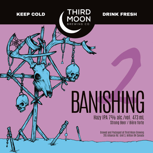 DDH Hazy IPA - 4-pk of "Banishing 2" 473mL cans