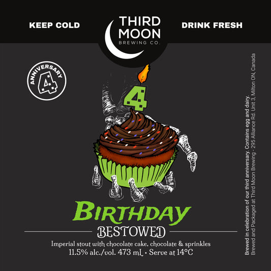 Imperial Pastry Stout - "Birthday Bestowed" tall can