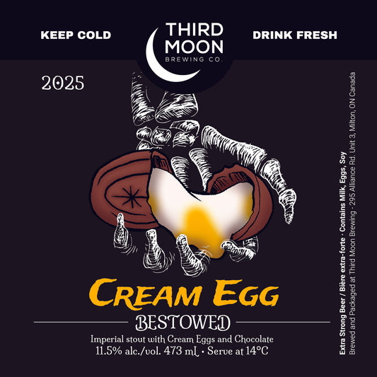 Imperial Stout - "Cream Egg Bestowed" 473mL can