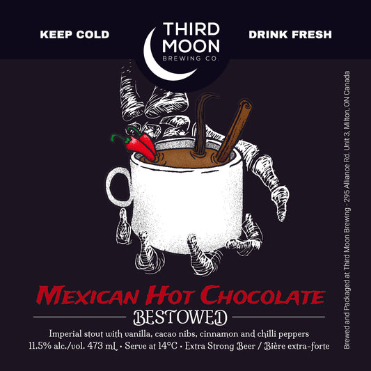 Imperial Stout - "Mexican Hot Chocolate Bestowed" 473mL can