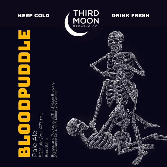 Hazy Pale Ale - 4-pk of "Bloodpuddle" 473mL cans