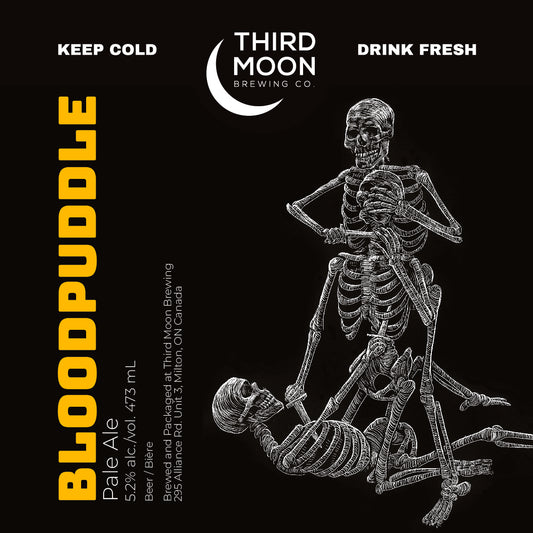 Hazy Pale Ale - 4-pk of "Bloodpuddle" 473mL cans