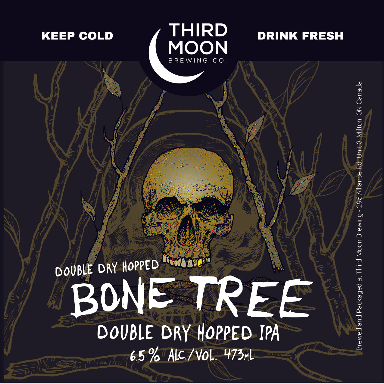 Hazy IPA - 4-pk of "DDH Bone Tree" tall cans