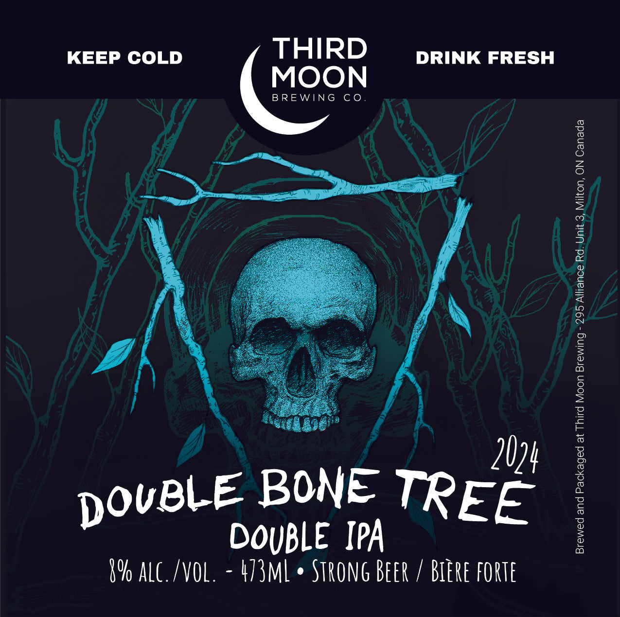 Hazy DIPA - 4-pk of "Double Bone Tree" tall cans