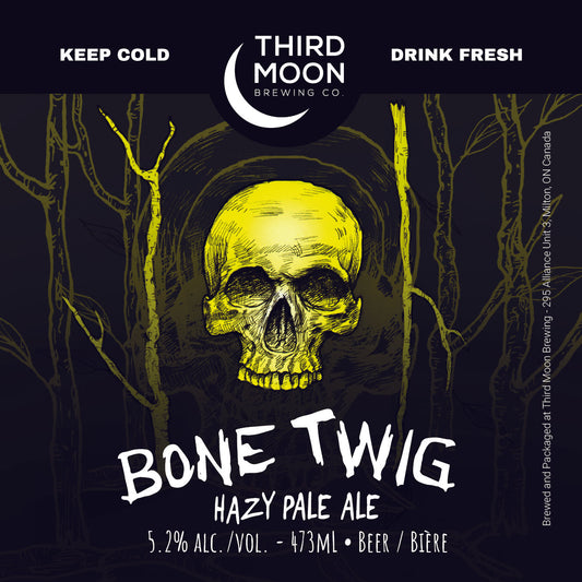 Hazy Pale Ale - 4-pk of "Bone Twig" 473mL cans