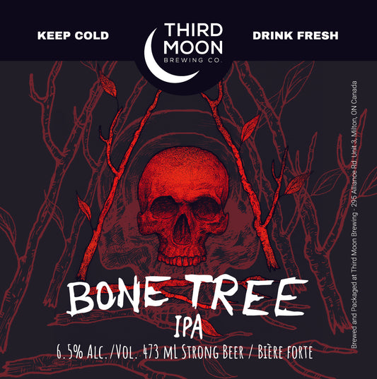 Hazy IPA - 4-pk of "Bone Tree" 473mL cans