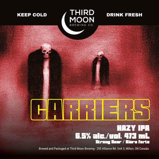 Hazy IPA - 4-pk of "CARRIERS" 473mL cans