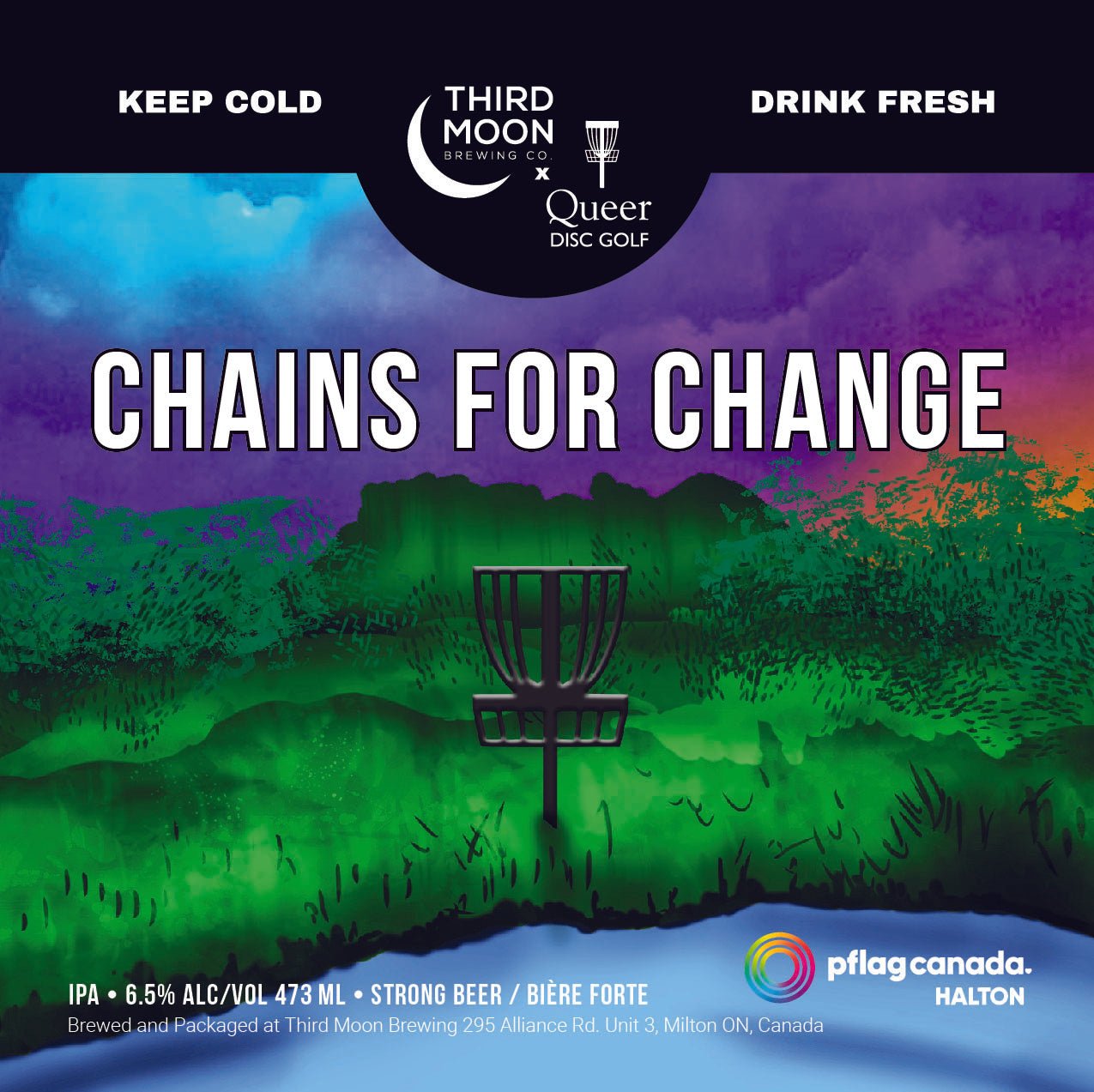 Hazy IPA - 4-pk of "Chains For Change" tall cans