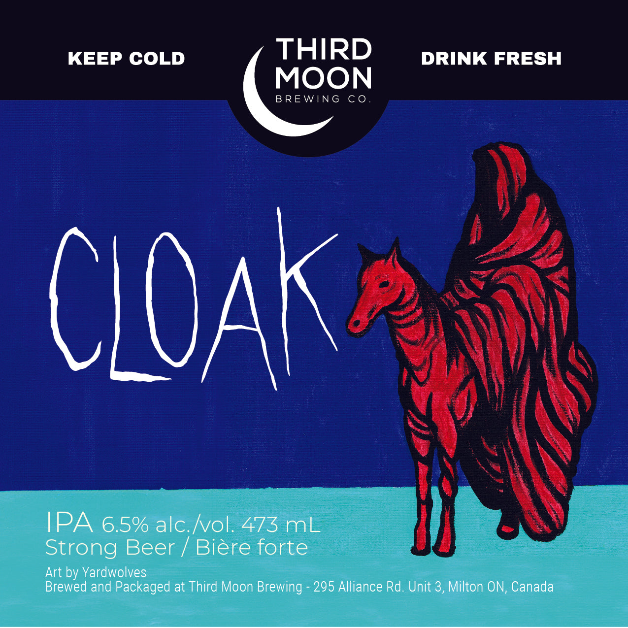 Hazy IPA - 4-pk of "Cloak" tall cans