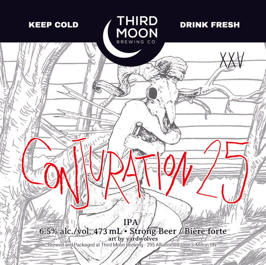 Hazy IPA - 4-pk of "Conjuration 25" tall cans