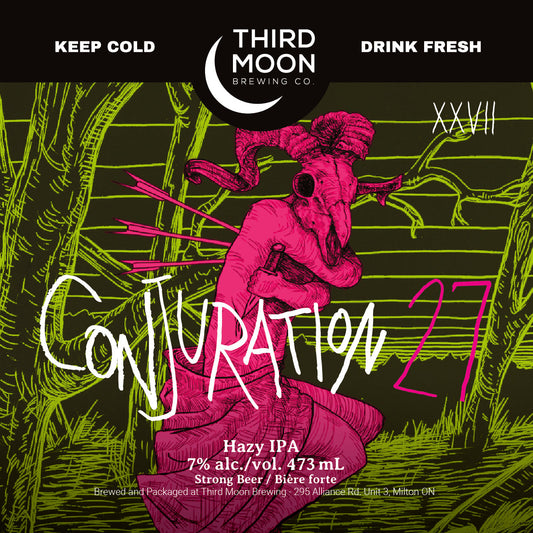 Hazy IPA - 4-pk of "Conjuration 27" 473mL cans