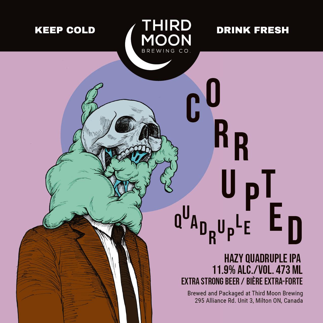 Quad IPA - 4-pk of "Quadruple Corrupted" 473mL cans