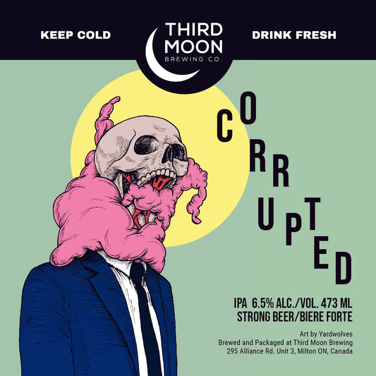 Hazy IPA - 4-pk of "Corrupted" 473mL cans